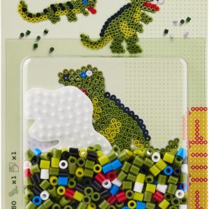 Hama Bügelperlen midi Dino 450 Stück mit Stiftplatte Blister